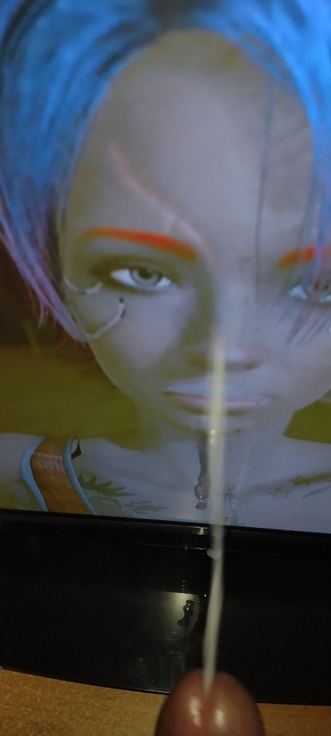 BlackHakurei's V Cyberpunk2077 cum tribute 🤤 #Knp65MEL